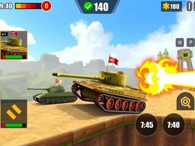 Maharaja Tank Blast Gameplay Screenshot